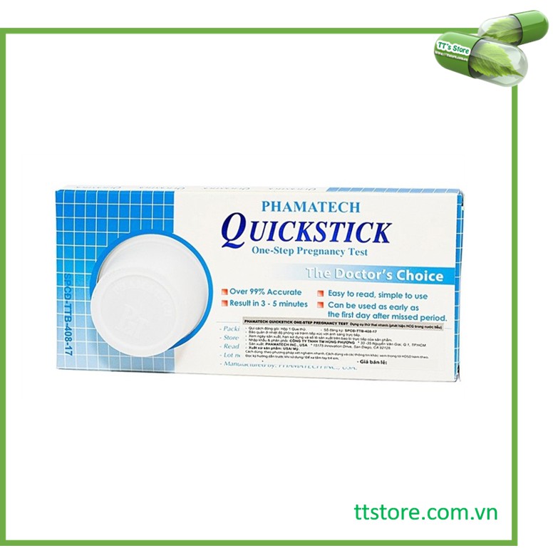 [HCM]Que thử thai Quickstick - Pregnancy test - HCG