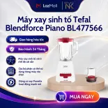 Máy xay sinh tố Tefal BL477566 - Dao 6 cánh, xay đá siêu tốc, 2 cối tiện lợi - Bảo hành 24 tháng