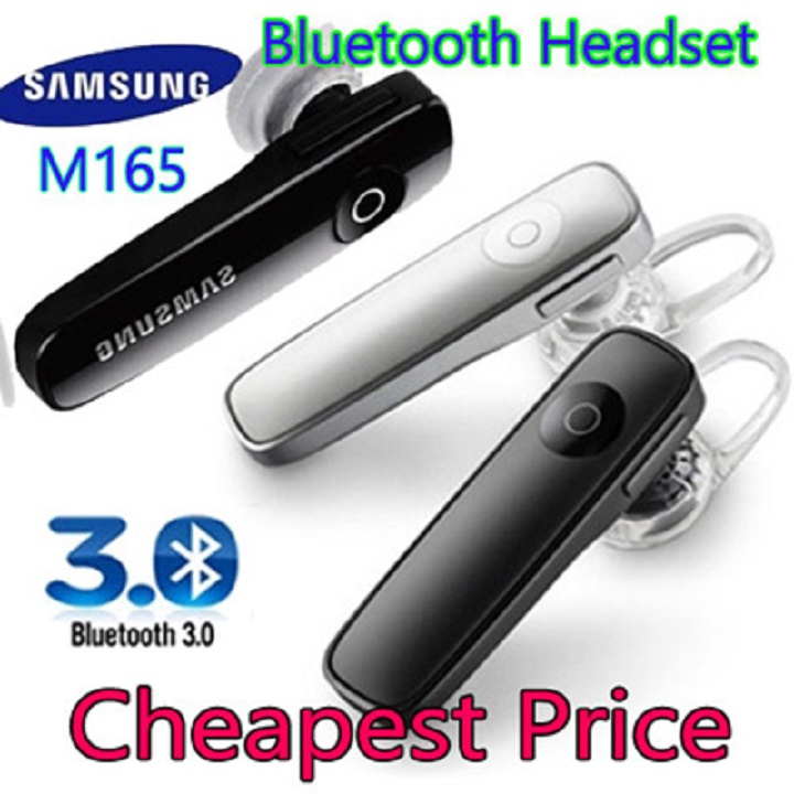 ( Tai Nghe Rẻ ) Tai Nghe Nhát Tai Không Dây Một Bên Không Dây M165, Kết Nối Bluetooth V4.1, Có Mic Đàm Thoại