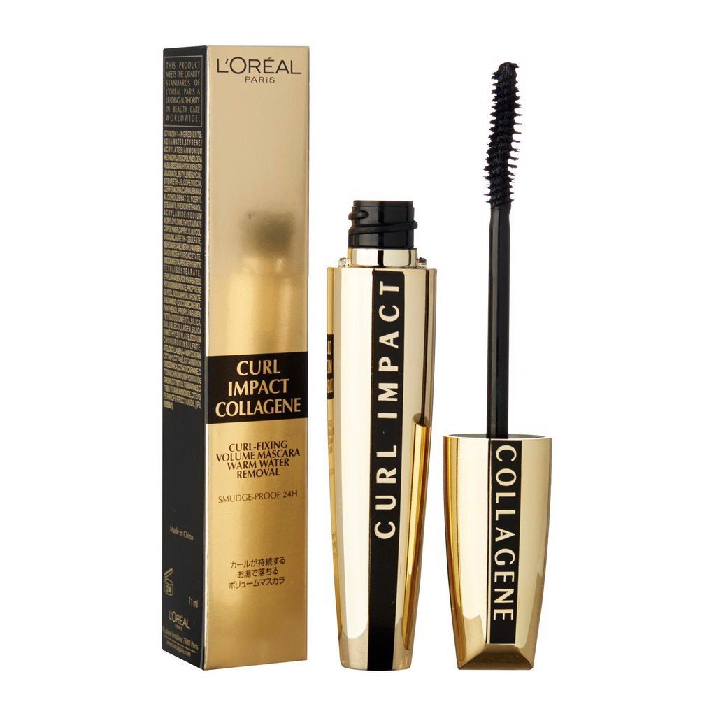 Mascara Làm Dày Và Cong Mi L'Oreal Curl Impact Collagene Mascara 11ml