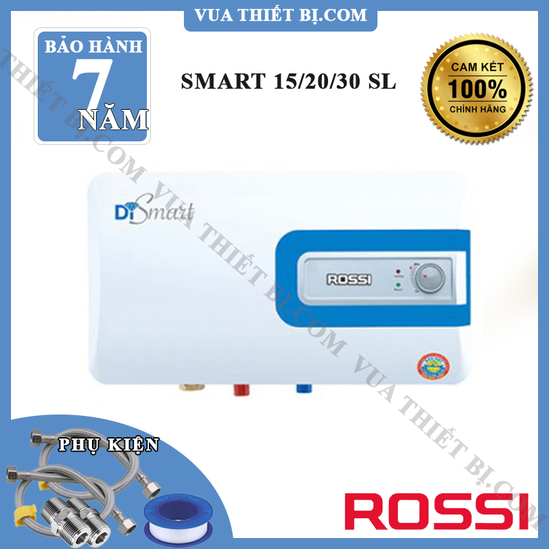 ROSSI SMART 15/20/30L Ngang - Bình nóng lạnh gián tiếp