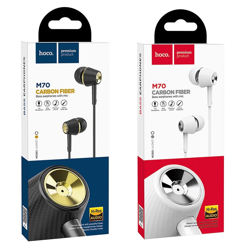 Tai nghe liền dây hoco m70