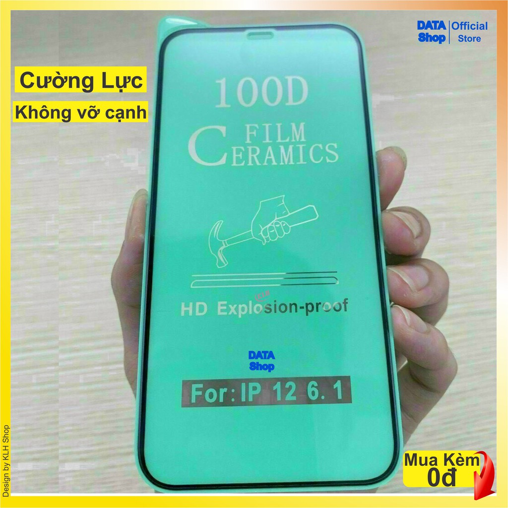 Không Vỡ Cạnh - Cường Lực Full Keo Dẻo Chống Vỡ Iphone 6 7 8 X 11, Dán Ốp Cl Mềm Silicone Tràn Màn Hình Ip Data Shop