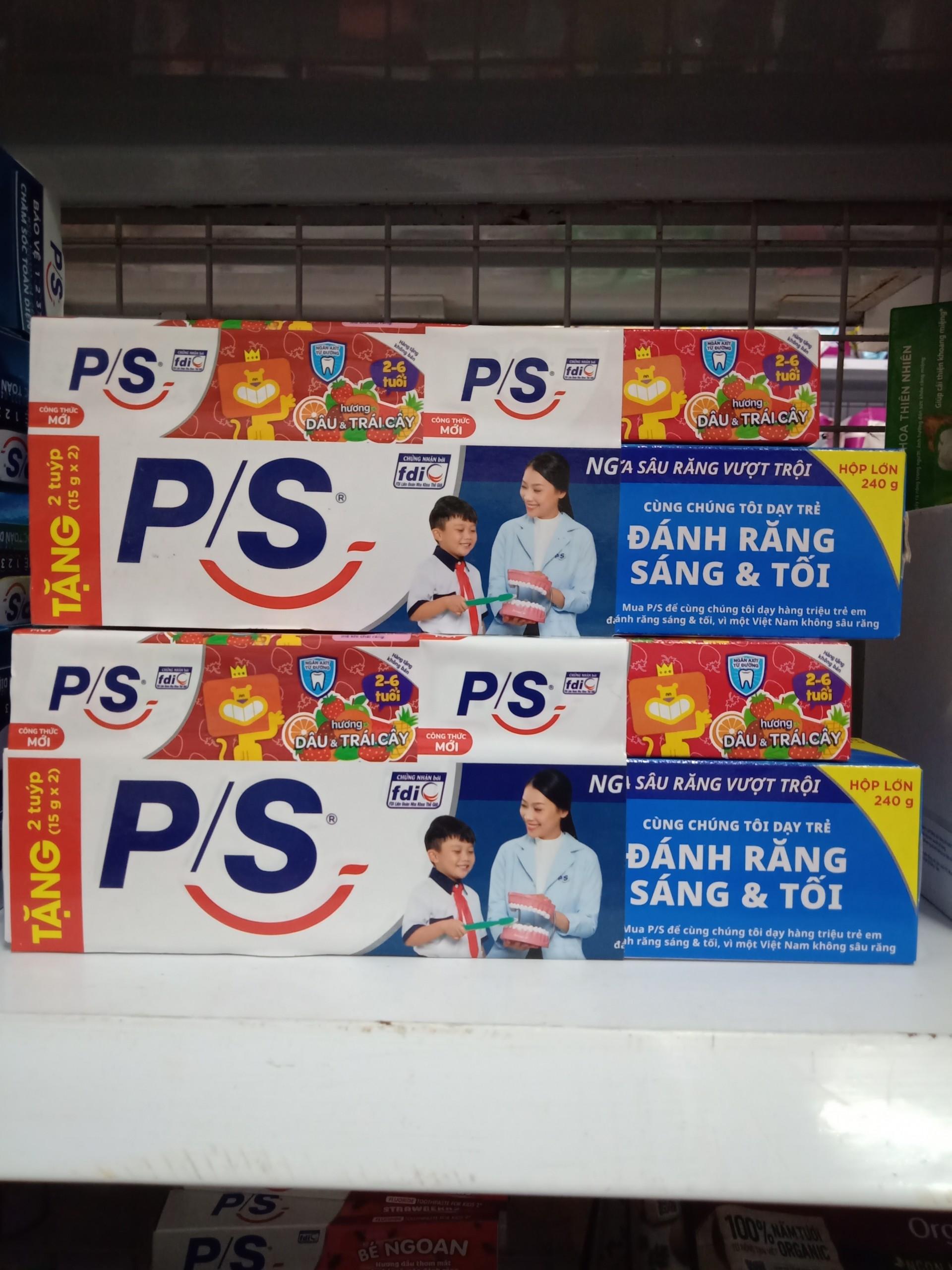 5 hộp kem đánh răng Ps