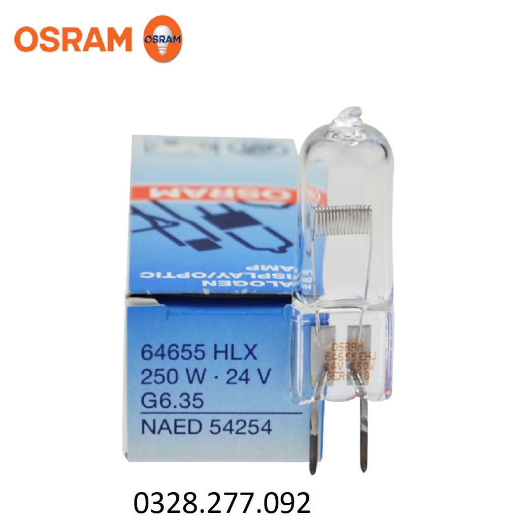 OSRAM 64655 Bóng Đèn halogen HLX 24V 250w