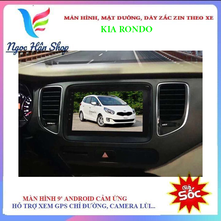 Màn hình Android 10.1 cho xe KIA RONDO, sử dụng ngôn ngữ TIẾNG VIỆT, tích hợp sẵn bản đồ NAVITEL, YOUTUBE VANCED - màn hình ô tô android, camera 360 xe hơi