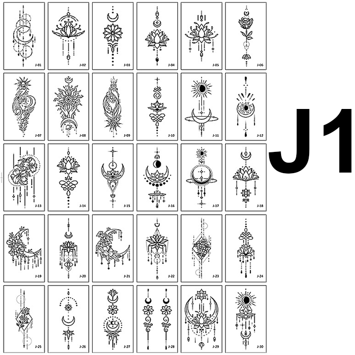 Set 30 miếng dán hình xăm