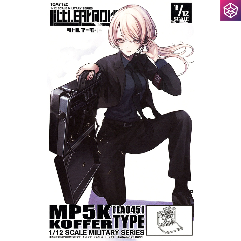[7-11/12 VOUCHER 8%]Mô hình phụ kiện Tomytec Little Armory 1/12 (LA045) MP5K Koffer Type [TMT]