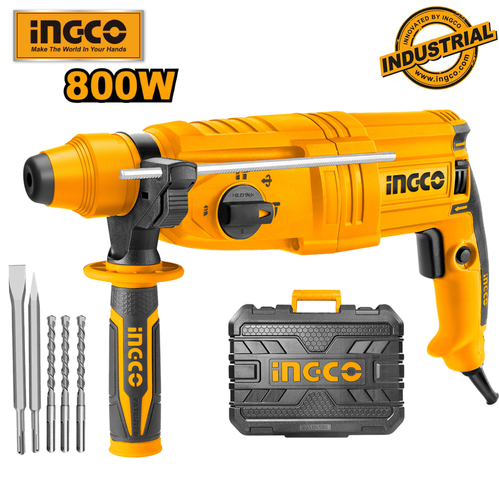 Máy khoan bê tông 3 chức năng 800w ingco rgh9028 , rgh9028-2