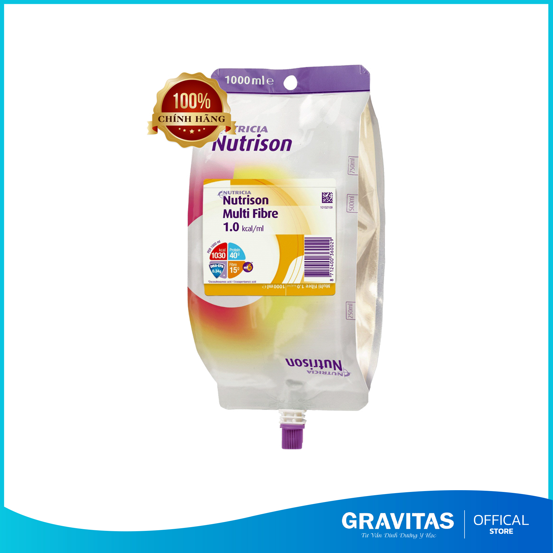 Sữa Nutrison Fibre - Dinh Dưỡng Cho Người Ăn Xông