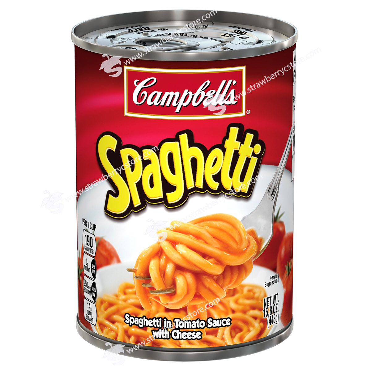 Mì Ý Phô Mai Đóng Lon Campbell's Spaghetti in Tomato Sauce with Cheese, Hộp 448g
