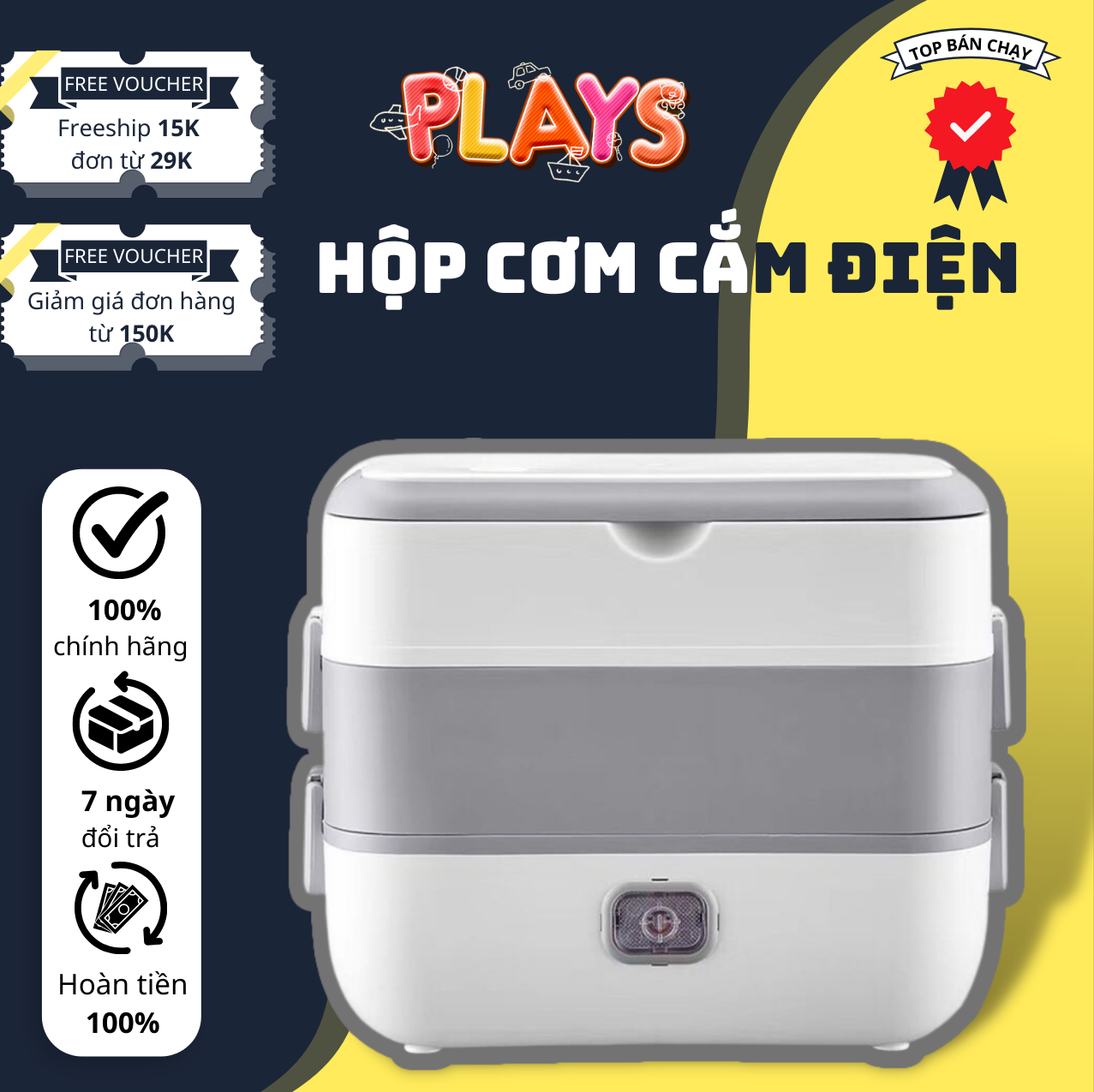 Hộp đựng cơm cắm điện văn phòng giữ nhiệt, Hộp cơm điện 2 tầng Nhật Bản thiết kế hiện đại giữ nhiệt hâm nóng với 4 bát inox, hộp cơm văn phòng cắm điện, hộp cơm văn phòng giữ nhiệt, hộp cơm giữ nhiệt cắm điện