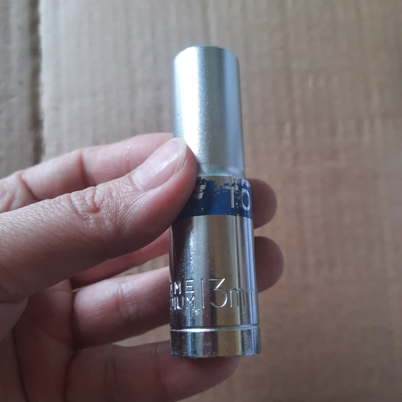 Vặn nhanh không toét ốc -đầu khẩu vặn ốc 1/2 inch dài số 13mm- khẩu lục giác
