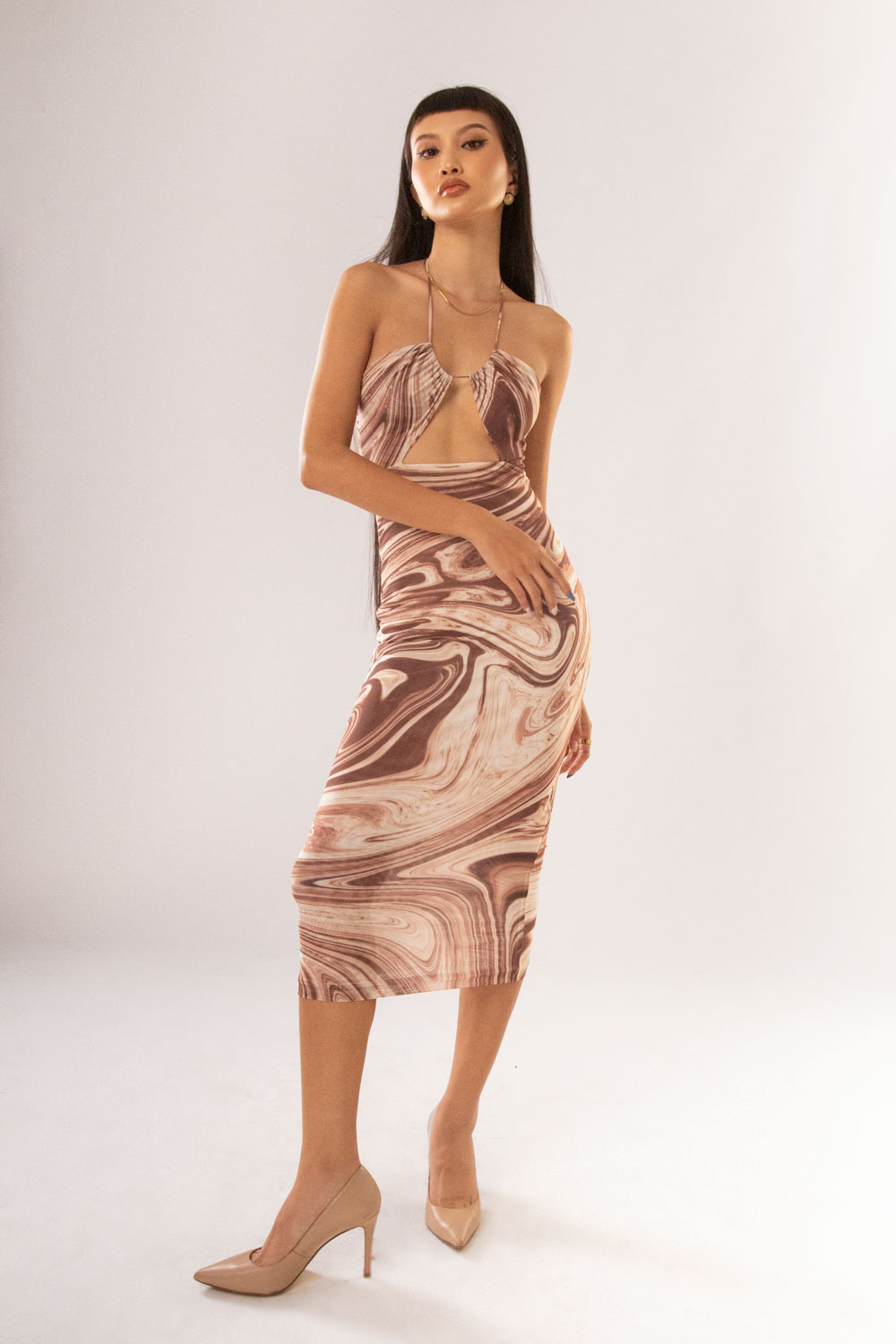 Đầm Cut Out Ngực Zya Daphale