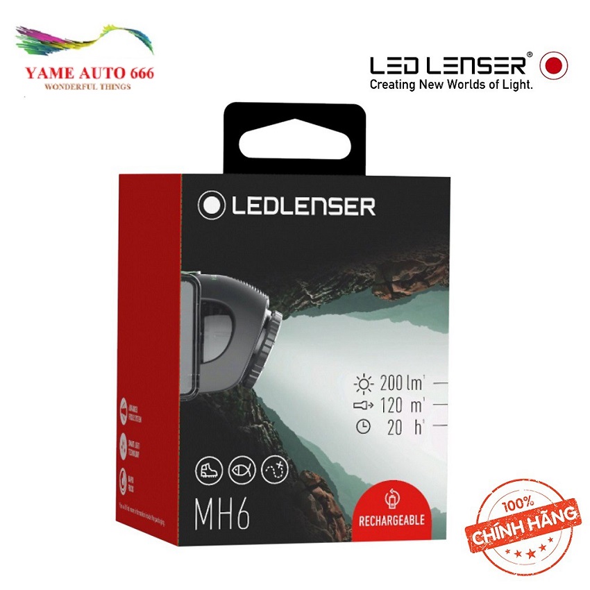 Đèn pin đội đầu ledlenser mh6