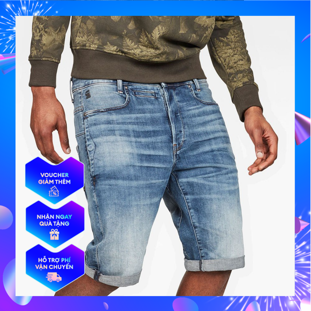 ( Chính Hãng ) Quần Short thời trang cao cấp G-Star D-Staq 3D Denim Shorts