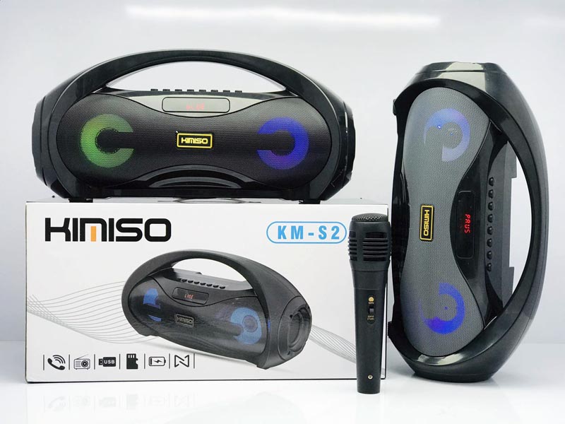 Loa karaoke xách tay KIMISO KM-S2 siêu hay có jack cắm micro 6.5mm - tích