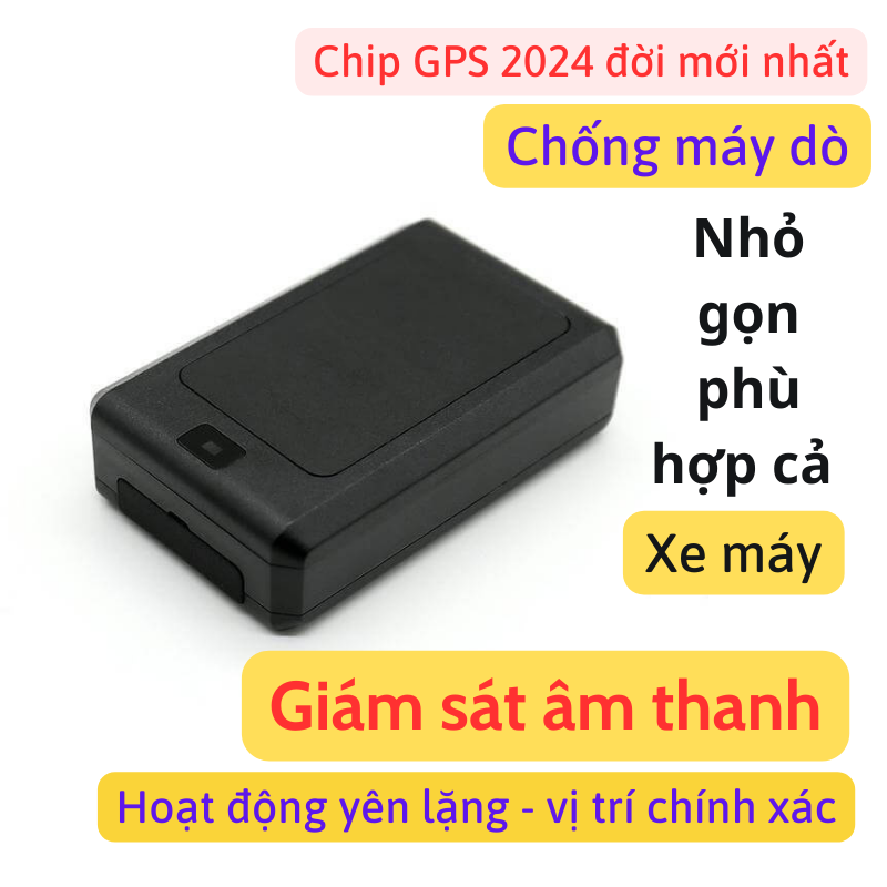 Thiết bị định vị không dây ô tô, xe máy VT03E chip thế hệ mới, chính xác cực cao, nhỏ gọn