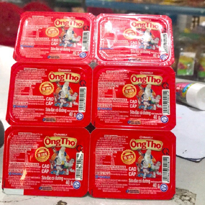 Lốc 6 hộp sữa đặc ông thọ có đường 6x40g