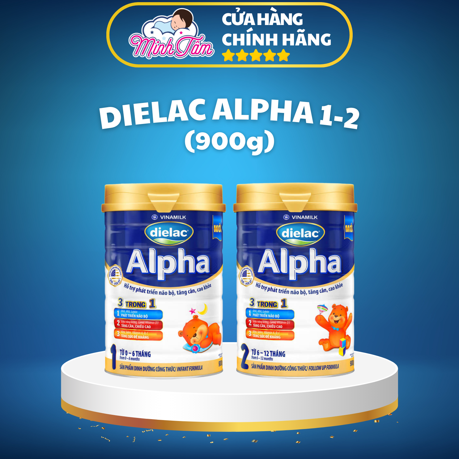 Sữa bột dielac alpha 1 và 2