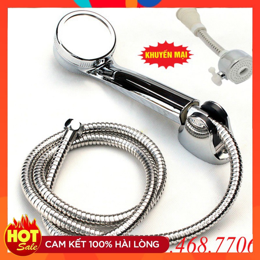 Sen tắm Đầu vòi hoa sen tăng áp kèm đầu vòi rửa tăng áp VHS02-DV03