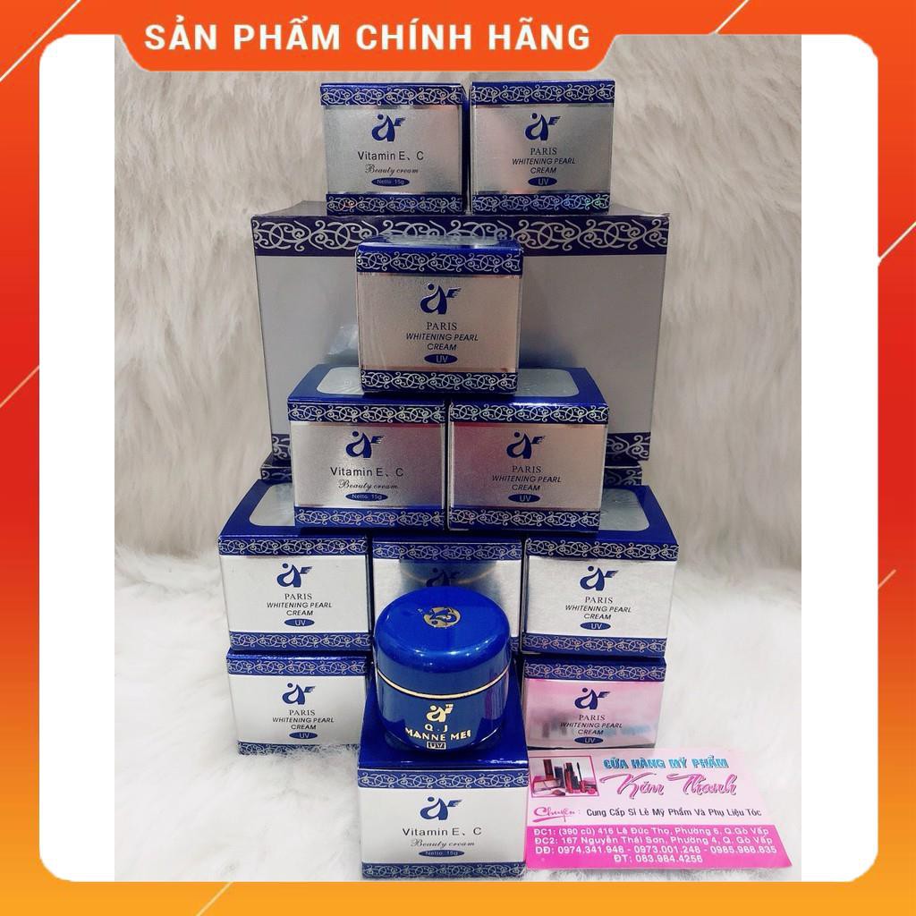 Kem vitamin e, c pearl cream paris sạch nám