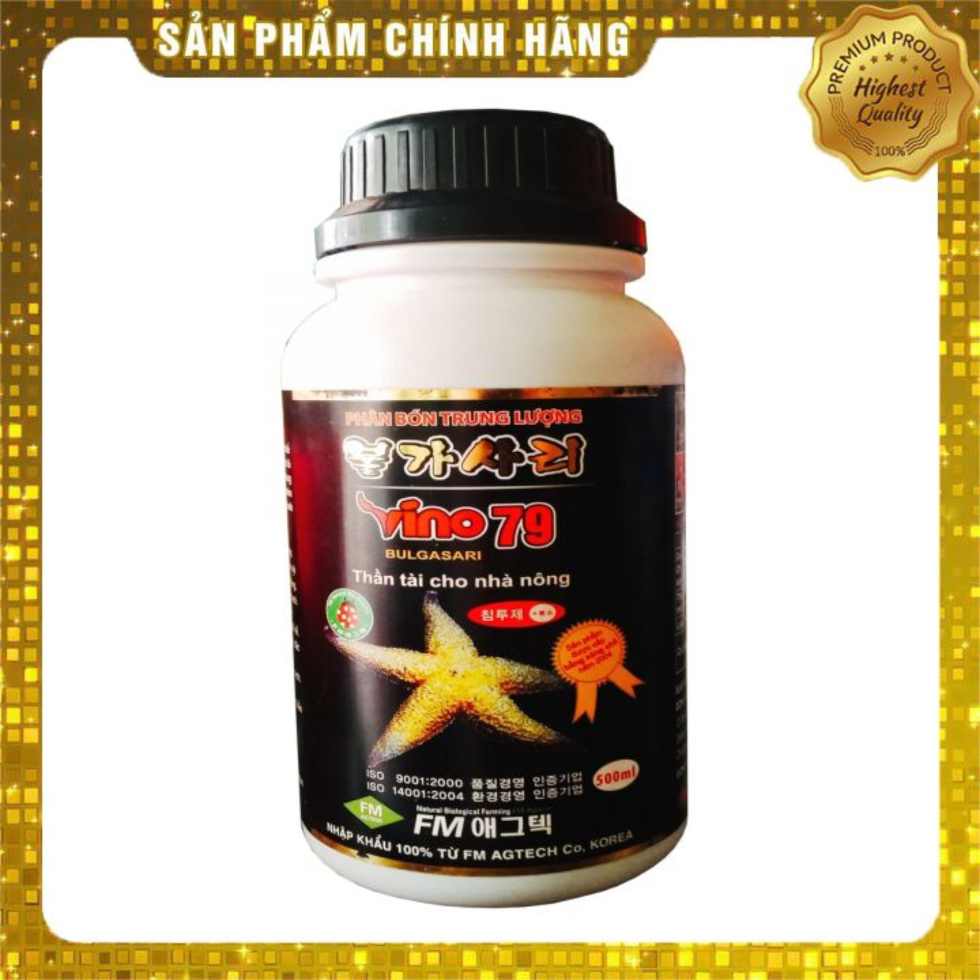 Phân Bón Trung Lượng VINO 79 500ml Kích Thích Ra Rễ, Hoa, Bung Chồi, Chống Rụng Trái, Thối Trái, Phục Hồi Cây Sau Thu Hoạch