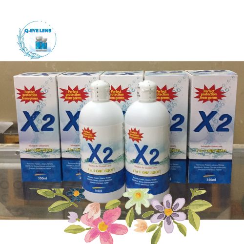Nước ngâm kính áp tròng cứng/ nước rửa kính ban đêm orthor k - x2 360ml- nk chính hãng hàn quốc