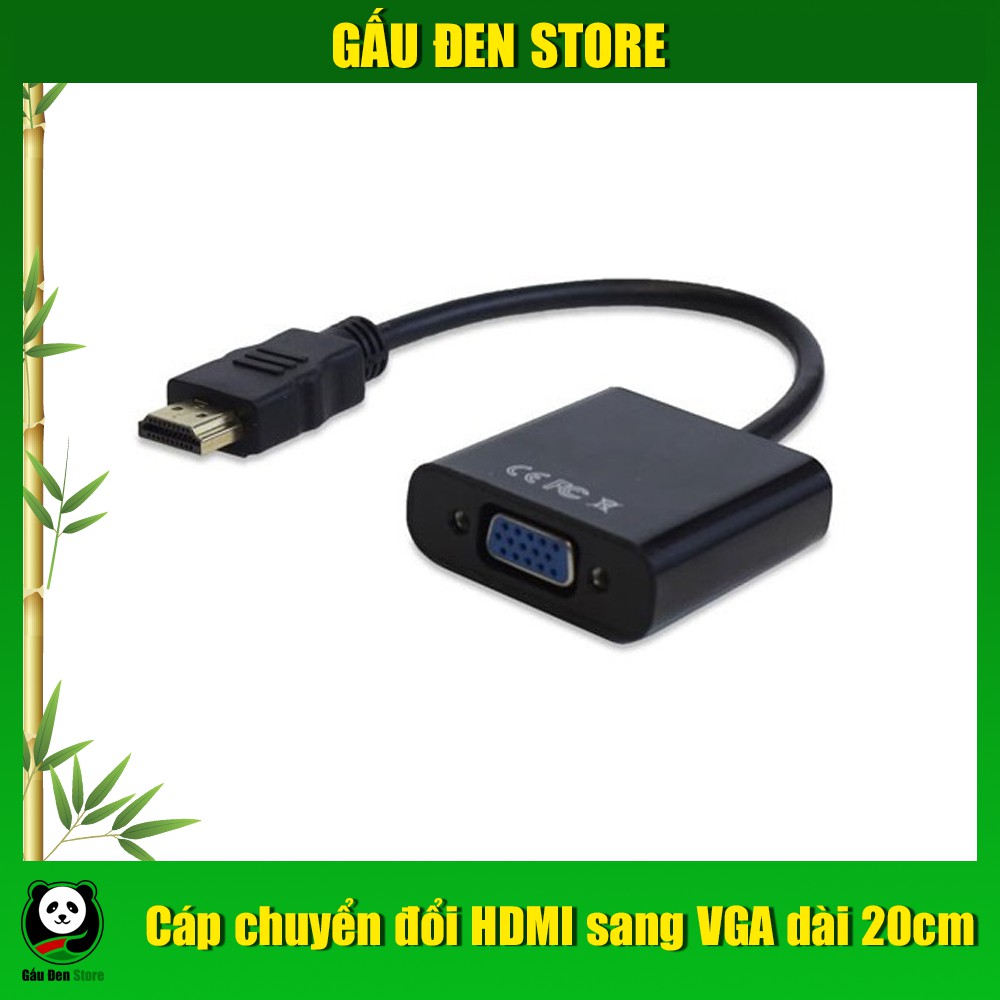 Cáp chuyển đổi HDMI sang vga dài 20cm