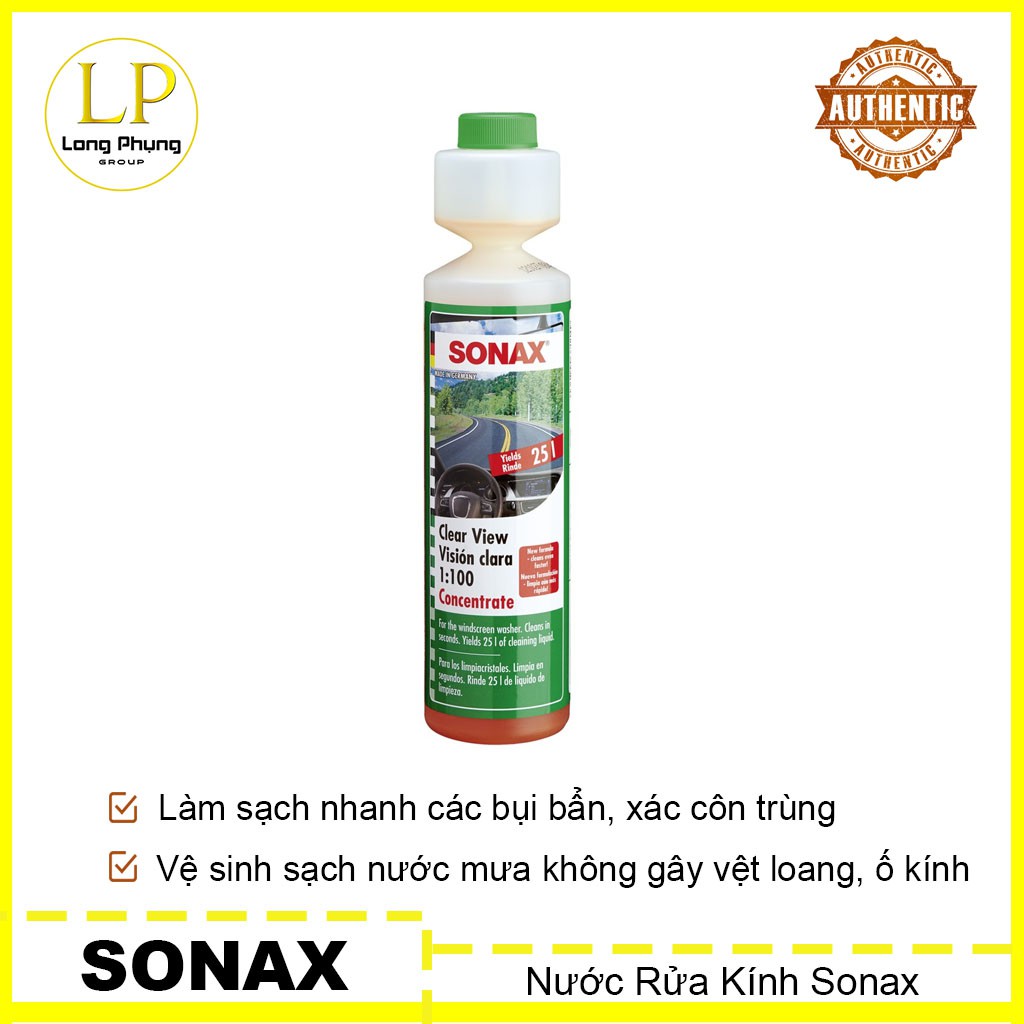Nước rửa kính ô tô sonax 1:100