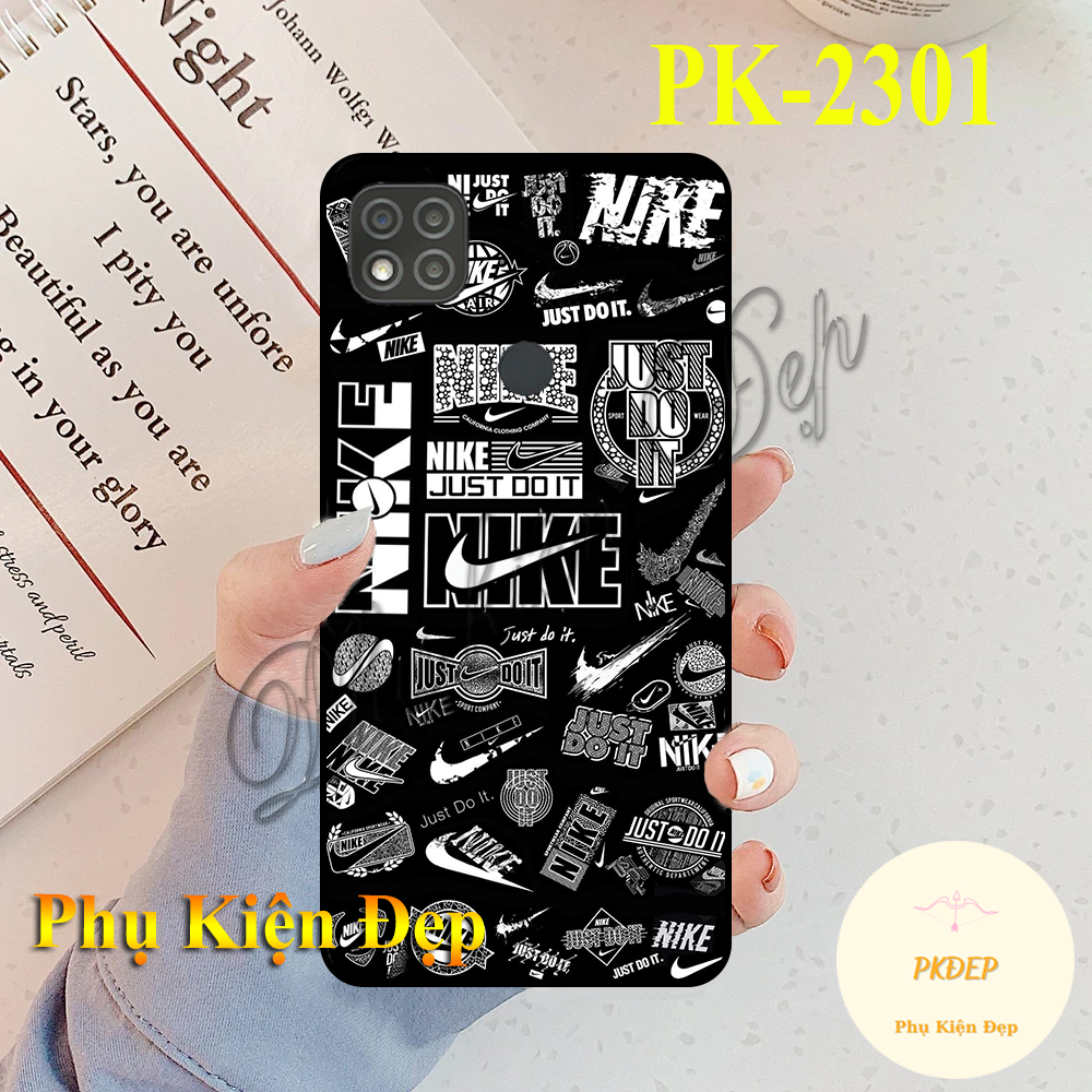 Ốp Lưng Xiaomi Redmi 9c/ Poco C3 in hình Họa tiết Ni_ke