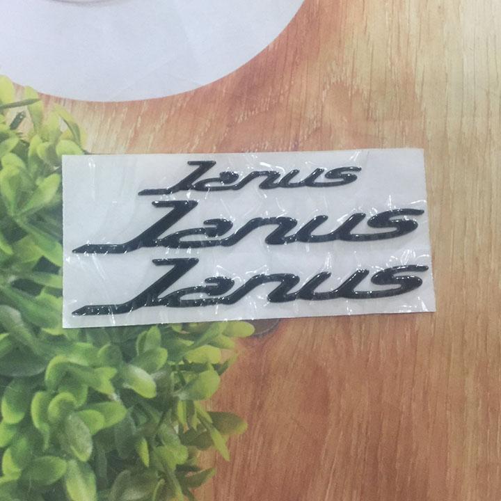 Tem Nổi dán xe Janus