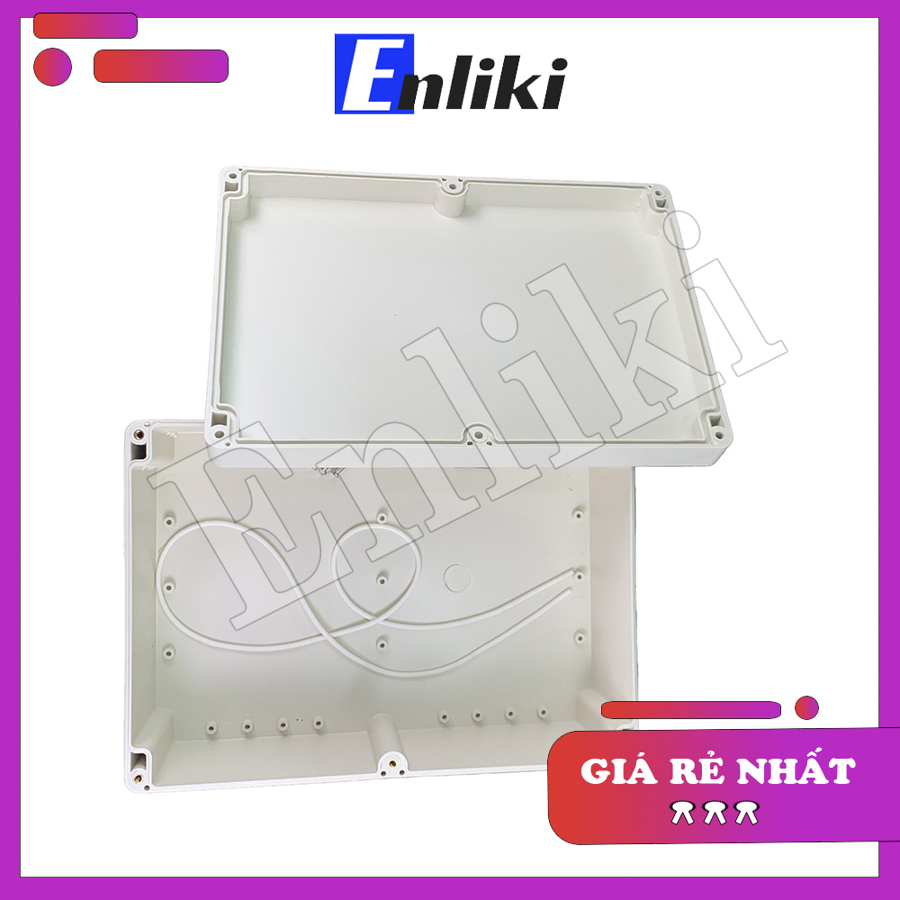 Hộp nhựa ABS 265x185x95mm nắp trong suốt (chống nước IP65)