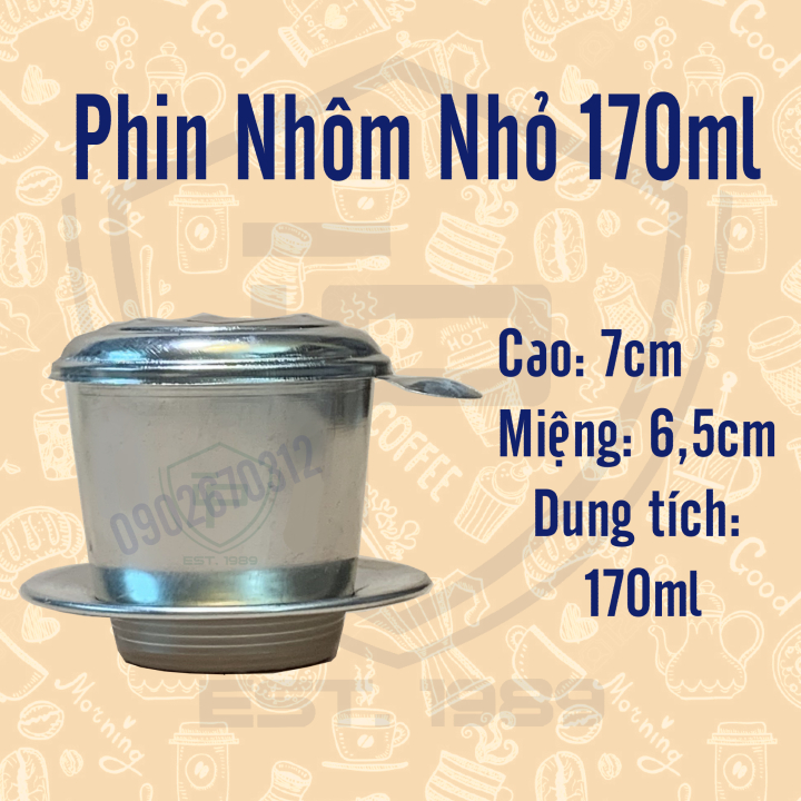 Phin cà phê nhôm nhỏ dùng cá nhân - chất lượng, bền