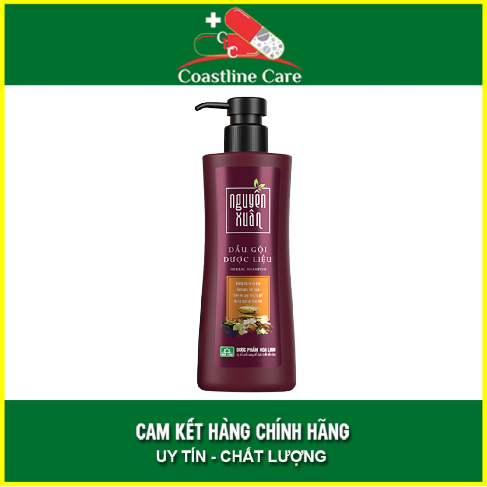 Dầu gội nguyên xuân giảm gãy rụng kích thích mọc tóc Chai 250ml - coastlinecare pharmacy