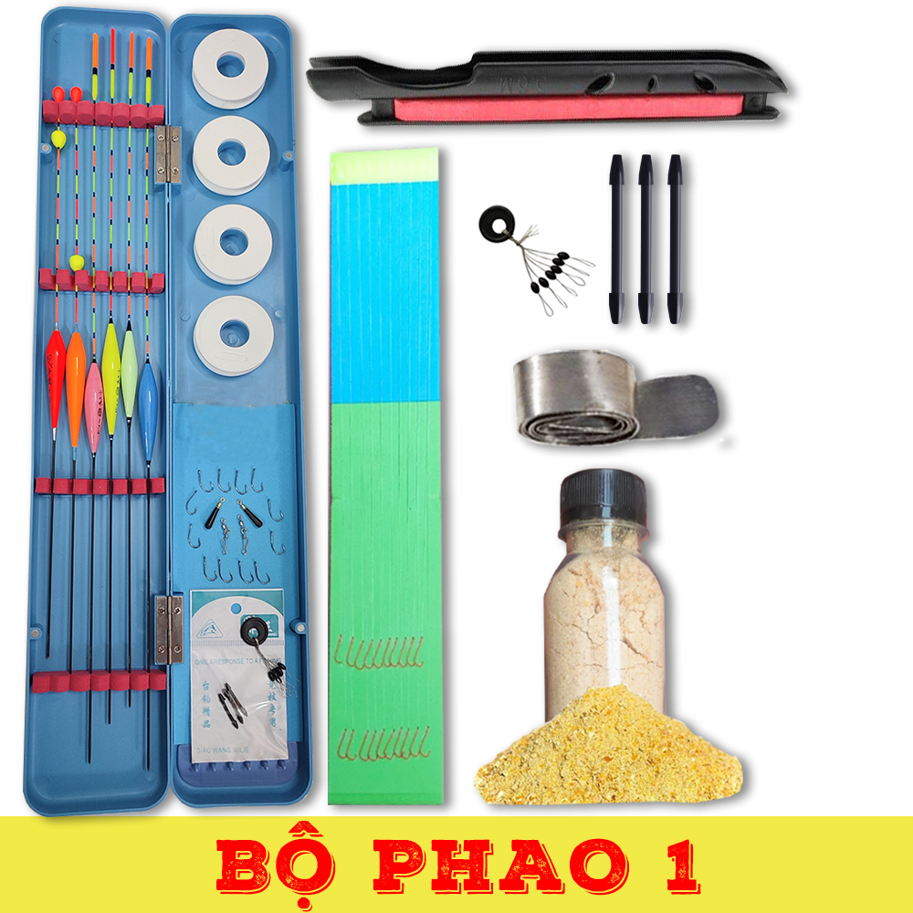 [GIẢM GIÁ 50% CHO 20 KHÁCH ĐẦU] Bộ Phao Câu Cá 2 Tầng Câu Đơn , Câu Đài, Câu Tay.. Đầy Đủ Phụ Kiện - SUMOTI FISHING