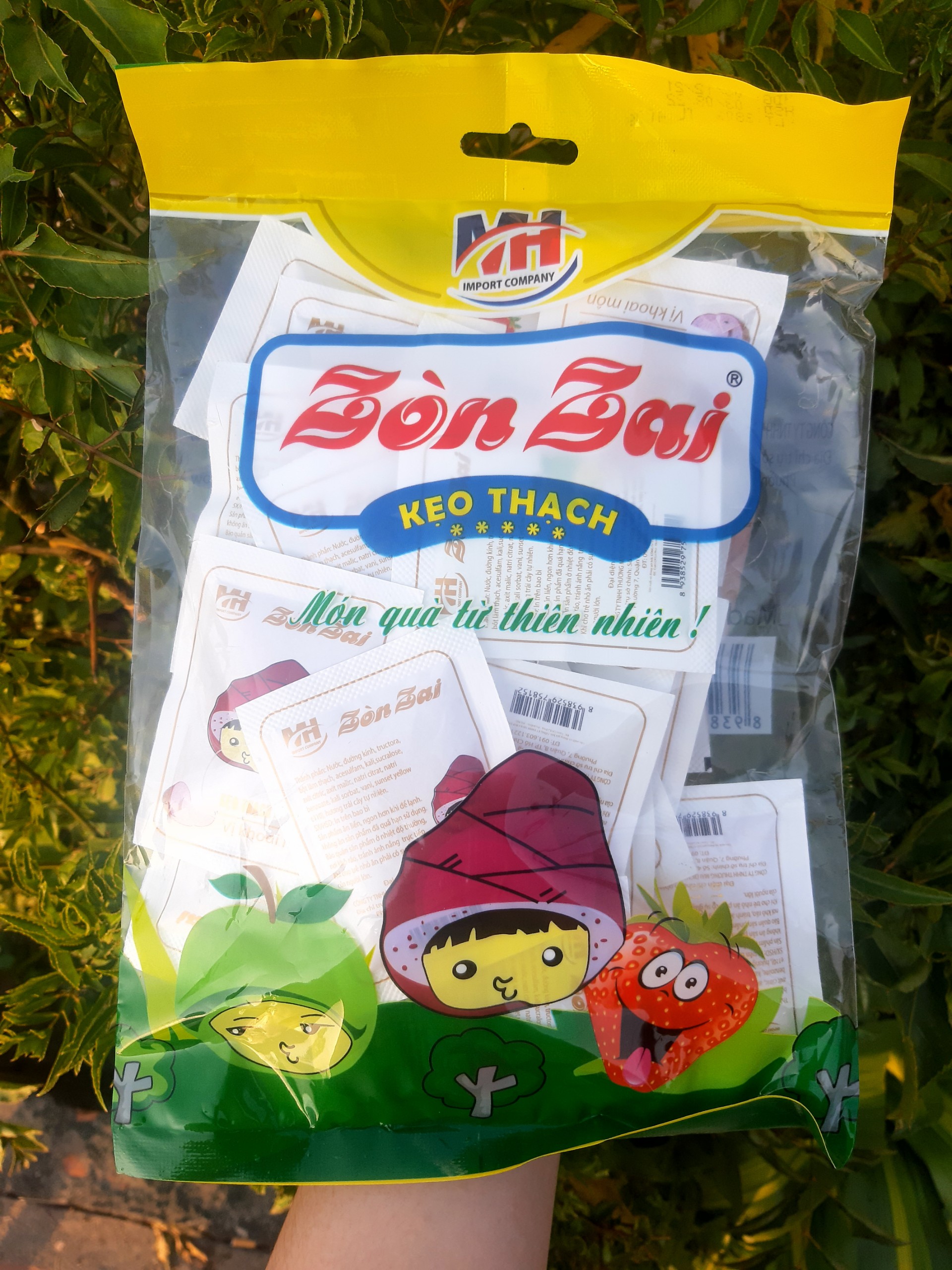 1 bịch  KẸO THẠCH RÂU CÂU Zòn ZAI NGON RẺ