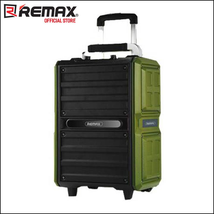 Loa kéo Karaoke Bluetooth cao cấp Remax RB-X5 công suất 50W + Tặng kèm 2 micro không dây