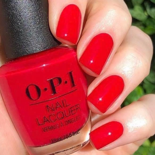 Sơn móng tay opi nắp đen loại 1 - màu đỏ tươi