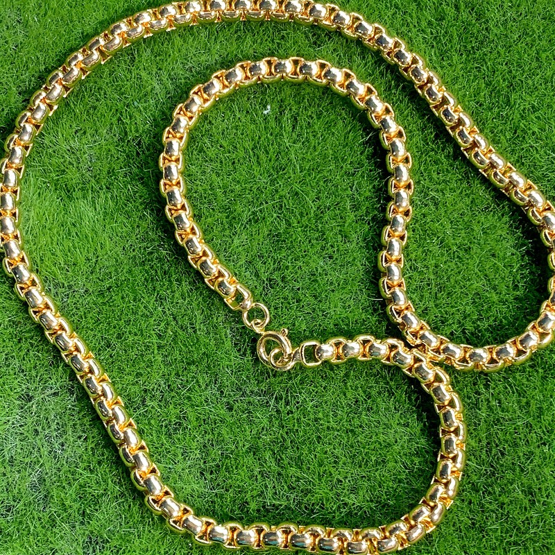 Dây bông dừa mạ vàng nam 18k Mẫu Cao Cấp Siêu Bền