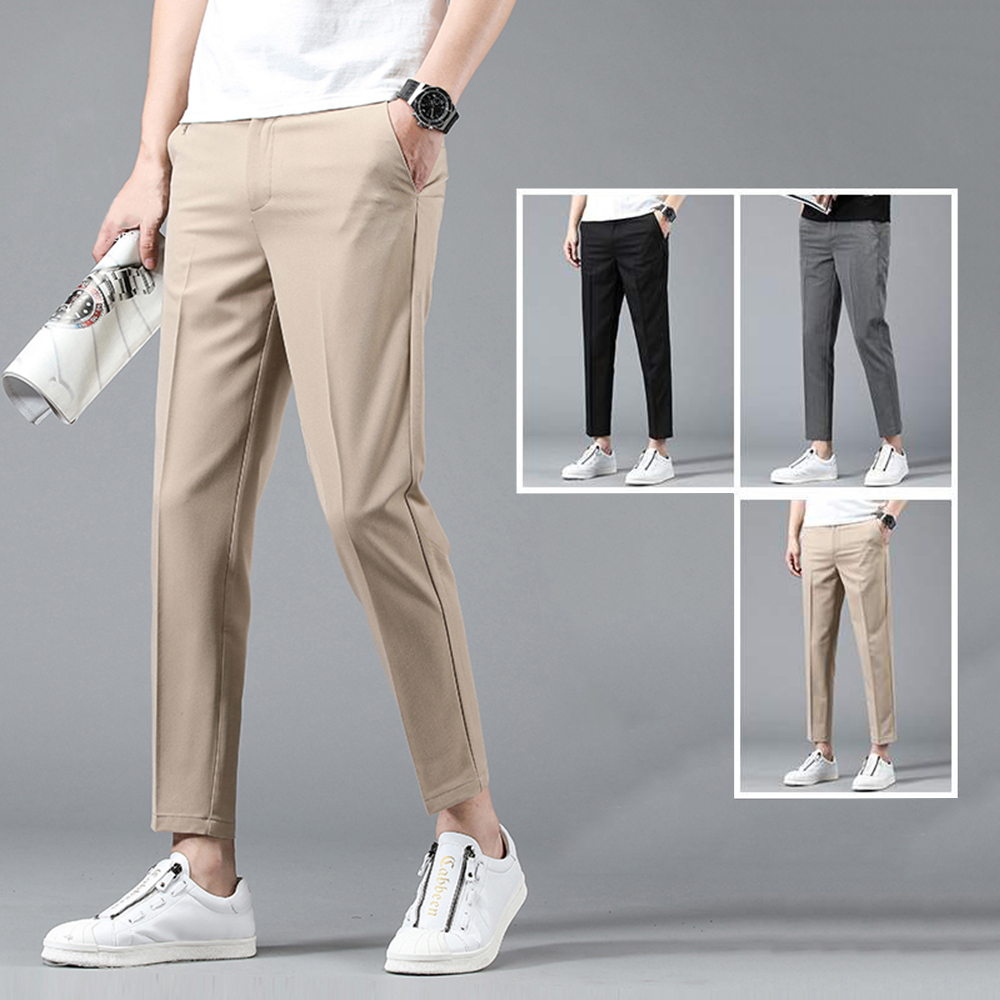 Quần Tây Âu Quần Chinos Nam Kiểu Dáng Thanh Lịch Mẫu Mới Năm 2021 4HER  JOGGER 9000066C9