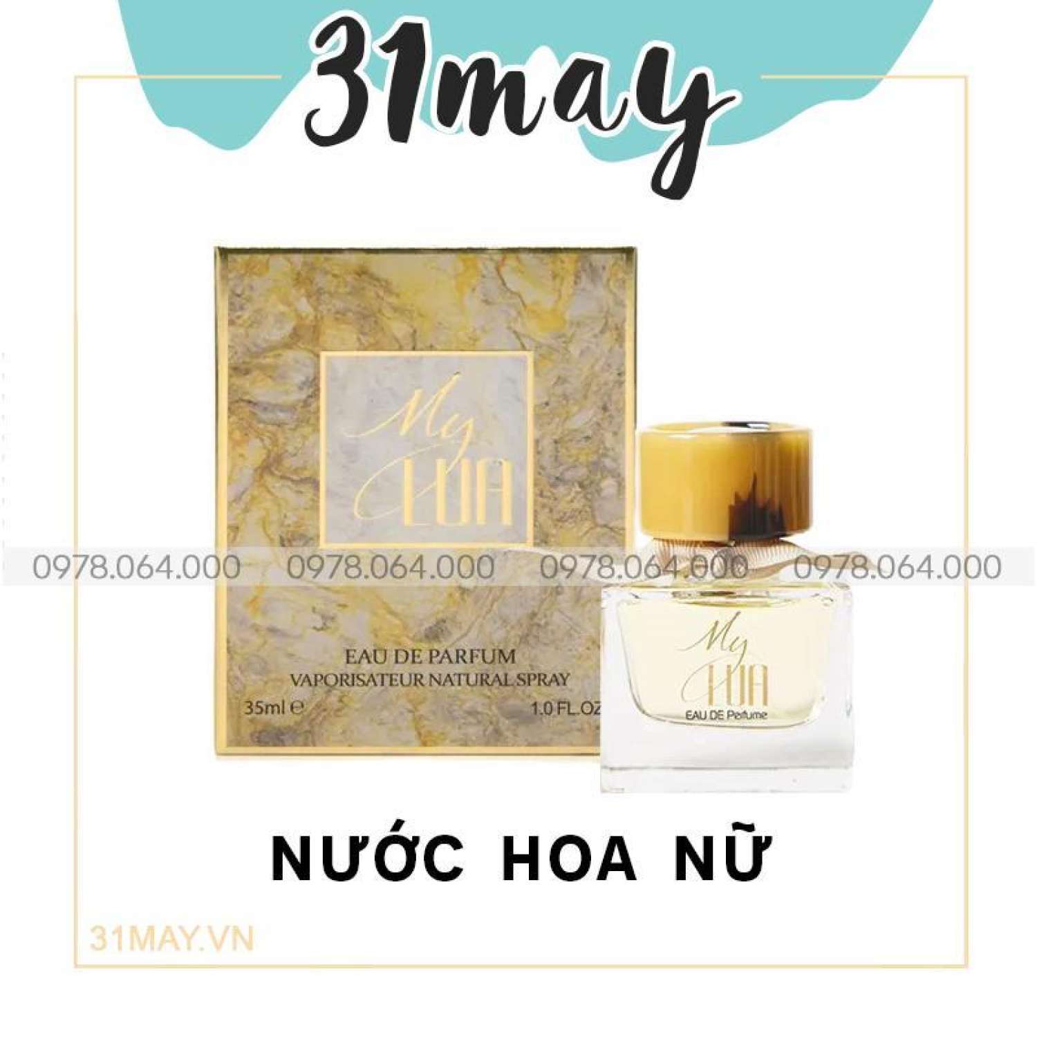 Nước hoa nữ xạ hương lua perfume chính hãng - my lua no6 35ml