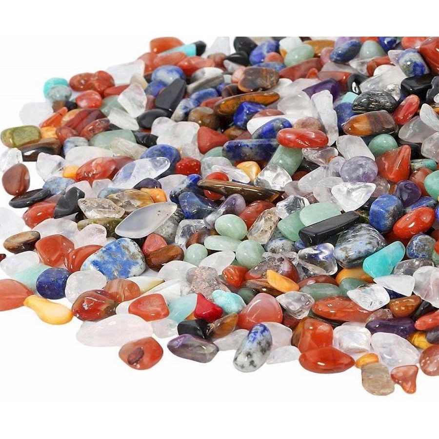 Đá thạch anh thanh tẩy đủ màu trang trí 100gr