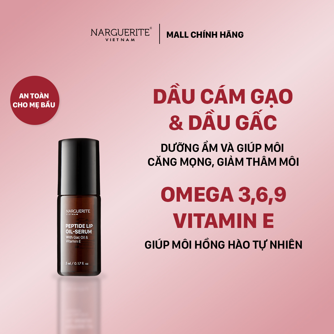 Serum dưỡng môi giảm thâm và làm hồng môi Narguerite 5ml