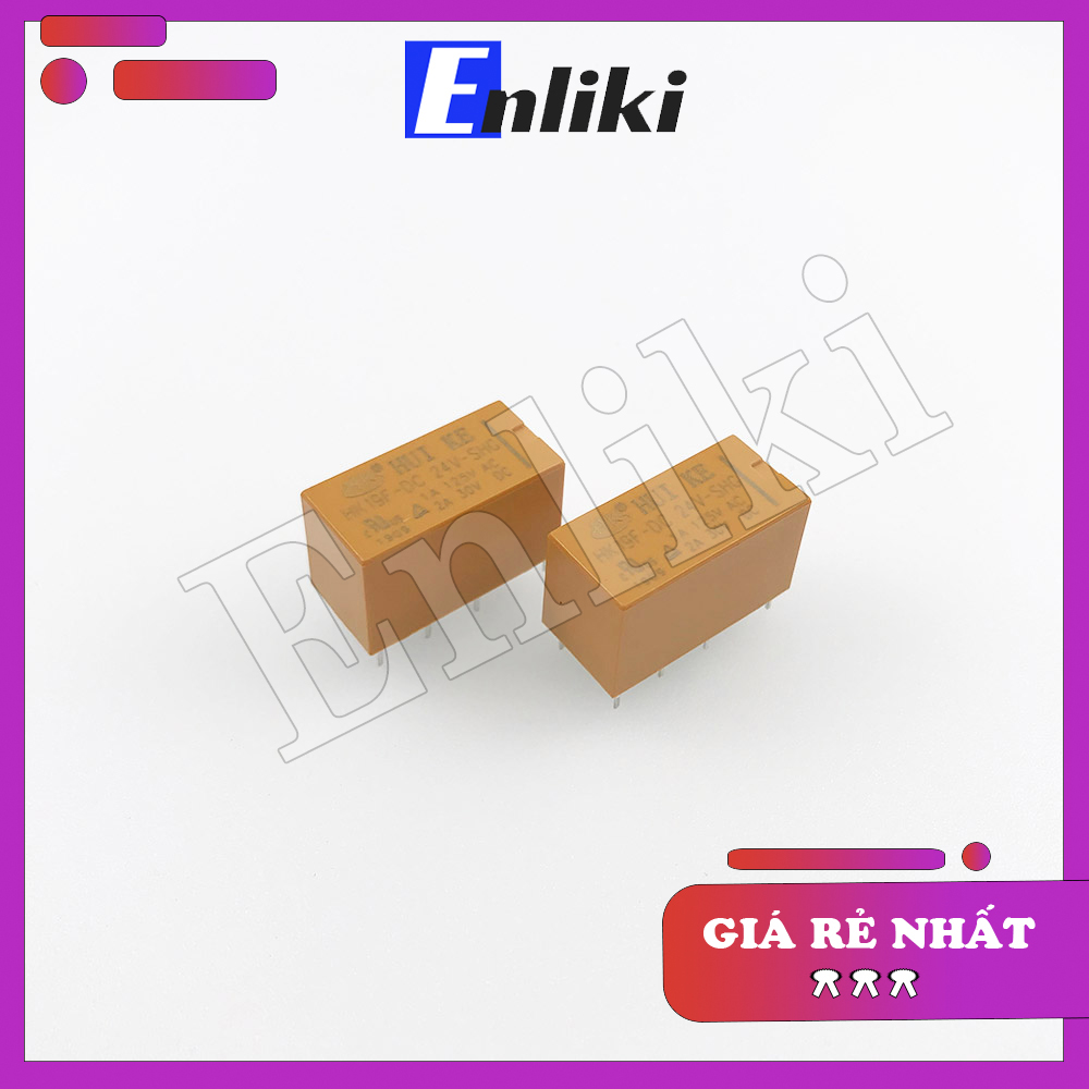 Relay hk19f-dc24v-shg 24v 2a 8 chân