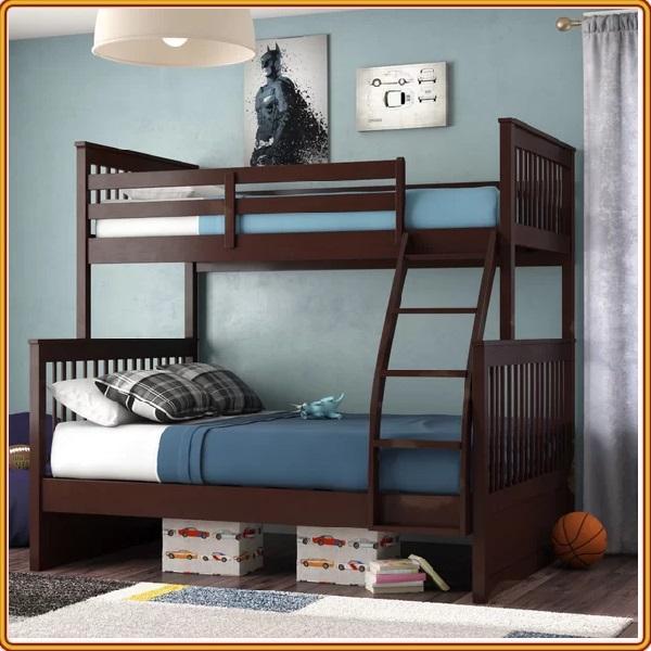 Giường Tầng K.Bed 128 (Không Hộc) (Nâu) mẫu mã sang trọng, độ bền cao cùng với sự tinh tế, tiết kiệm được tối đa không gian