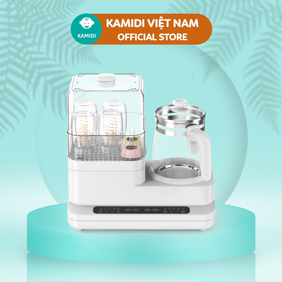 Máy hâm sữa đun nước tiệt trùng sấy khô đa năng Kamidi Speed 2