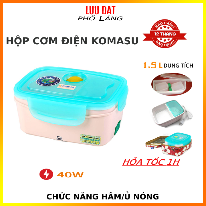 Hộp cơm điện KOMASU chính hãng KM48T (tặng túi)