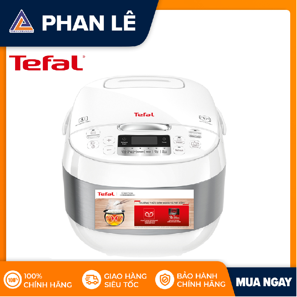 Nồi cơm điện tử tefal rk752168 - 1.8l, 750w
