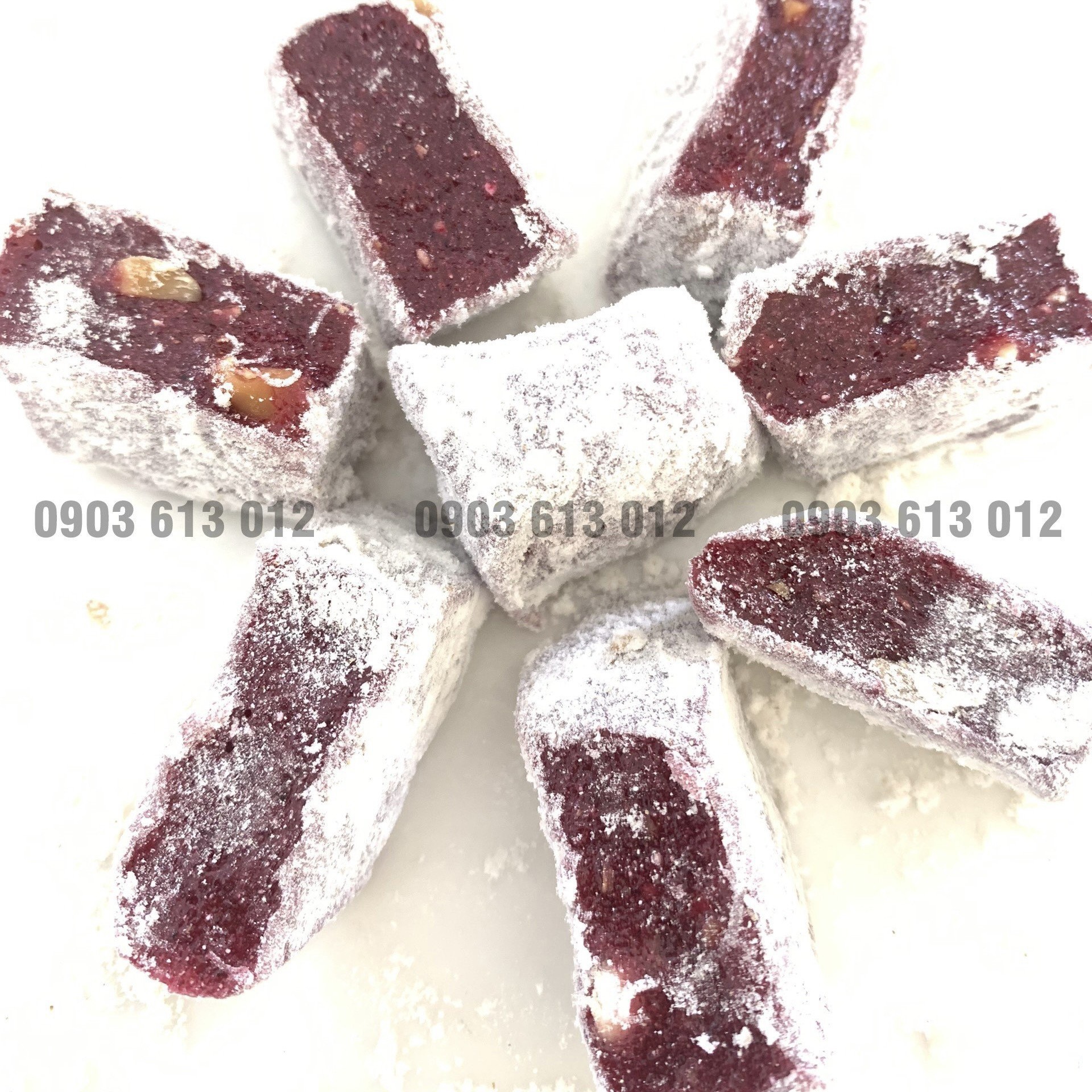 Bánh chè lam tím - bánh chè lam mới thơm ngon đặc biệt